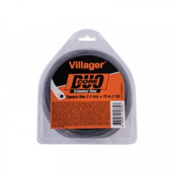 VILLAGER Silk za trimer 2.4mm X 1560m (20LB) - duo core - četvrtasta nit ( 068400 )