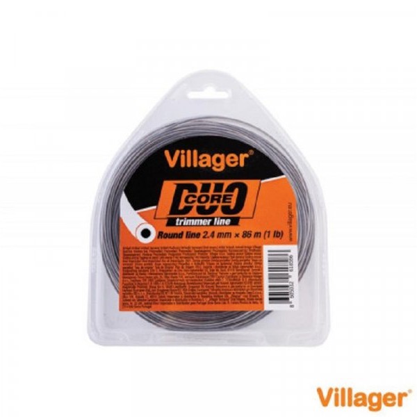 VILLAGER Silk za trimer 2.4mm X 1720m (20LB) - duo core - okrugla nit ( 068388 )