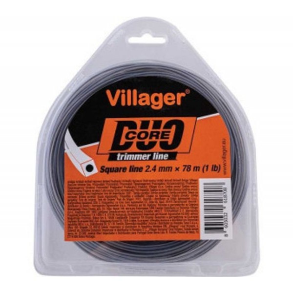 VILLAGER Silk za trimer 2.7mm X 1240m (20LB) - duo core - četvrtasta nit ( 068401 )
