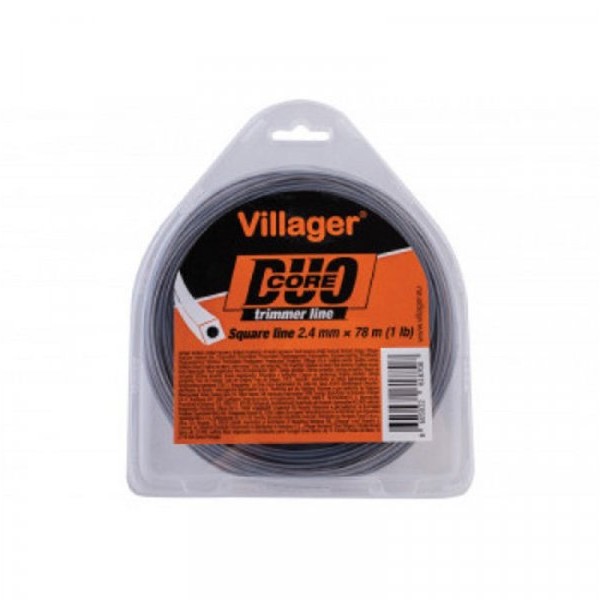 VILLAGER Silk za trimer 3.0mm X 260m (5LB) - duo core - četvrtasta nit ( 068399 )
