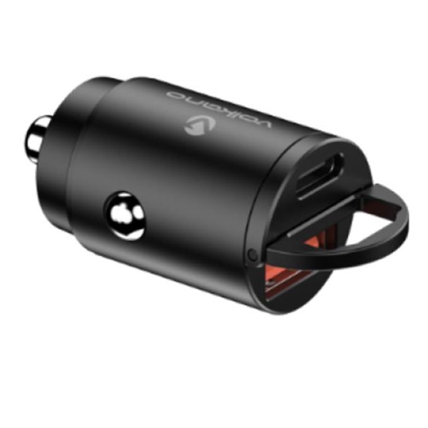 VOLKANO Obscurix Series VK-8007-BK 30W USB-A + USB-C USB auto punjač