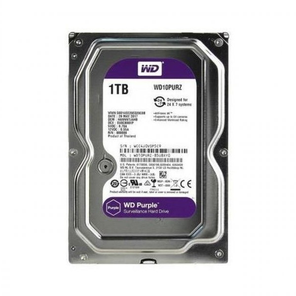 WESTERN DIGITAL Hard disk 1TB SATA3 Caviar 64MB WD10PURZ Purple