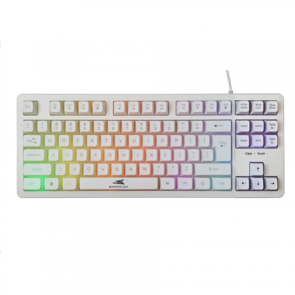 WHITE SHARK Baracuda BGK 01114 KRILL White, Tastatura US