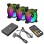 WHITE SHARK FAN 1262-04-V NEBULA - ARGB KIT