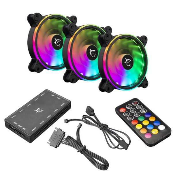 WHITE SHARK FAN 1262-04-V NEBULA - ARGB KIT