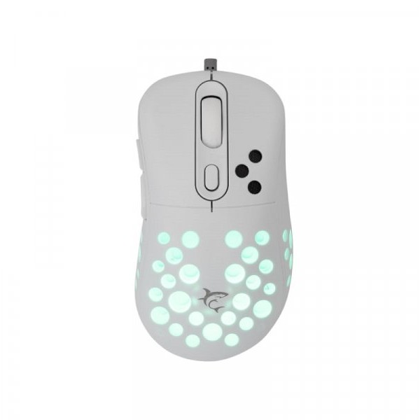 WHITE SHARK GM 5013 AZRAEL Beli Gejmerski miš