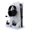 WHITE SHARK PS5 Kimura 2 Hladnjak i dock za punjenje dva PS5 kontrolera
