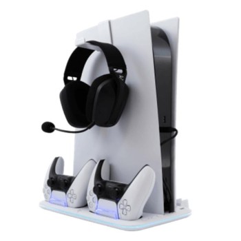 WHITE SHARK PS5 Kimura 2 Hladnjak i dock za punjenje dva PS5 kontrolera