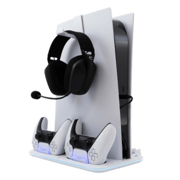 WHITE SHARK PS5 Kimura 2 Hladnjak i dock za punjenje dva PS5 kontrolera