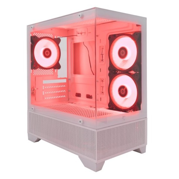WHITE SHARK Torpedo Belo Kućište + 3 x Dash ventilatora