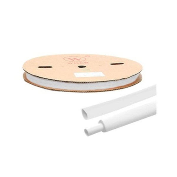 WOER HEAT Termoskupljajući bužir 10mm beli 100m