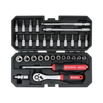 WURTH Red Stripe Set nasadnih ključeva 1/4'', 32 komada (5763114032)