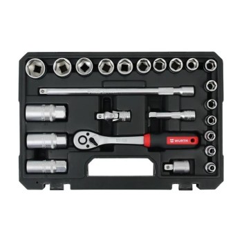 WURTH Red Stripe Set nasadnih ključeva 3/8'', 24 komada (5763138024)