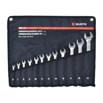 WURTH Red Stripe Set okasto-viljuškastih ključeva OK 6-22, 12 komada (5754101912)