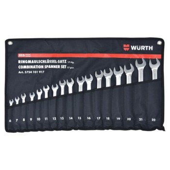 WURTH Red Stripe Set okasto-viljuškastih ključeva OK 6-22, 17 komada (5754101917)