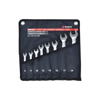WURTH Red Stripe Set okasto-viljuškastih ključeva OK 8-19, 8 komada (5754101908)