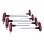 WURTH Red Stripe Set T-odvijača Imbus-kugličasti 2.5-10, 7 komada (5751914062)