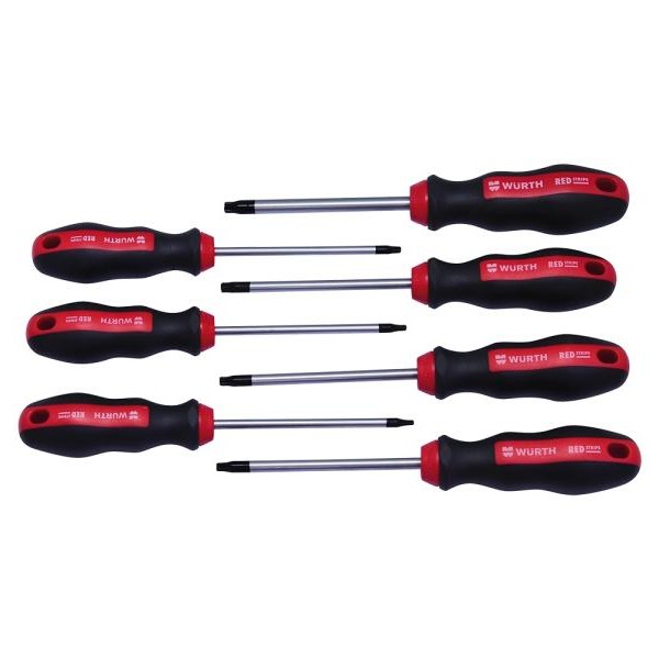 WURTH Red Stripe Set T-odvijača TX10-40, 7 komada (57519349)