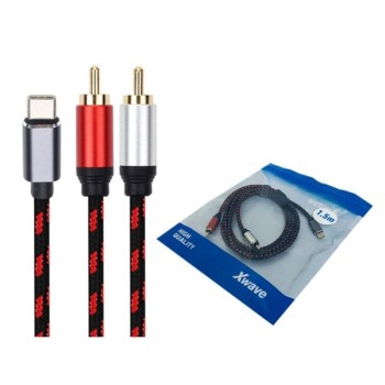 X WAVE Kabl Tip C na 2 RCA, 1,5m duzine