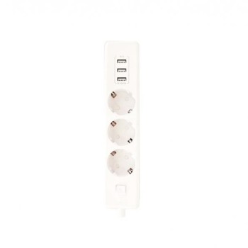 X WAVE Xwave Produžni naponski kabal sa 3 uticnice +3 x USB ,duzine 1.8m