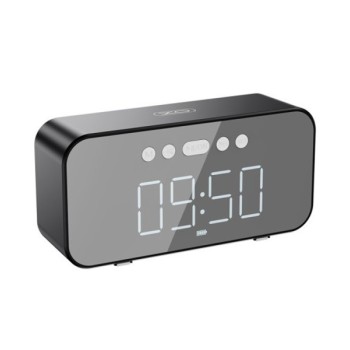 XO Wireless zvučnik F41 alarm sat Crni