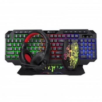 XTrike Tastatura+ miš+ slušalice + podloga usb CMX415 4u 1 gejmerski set