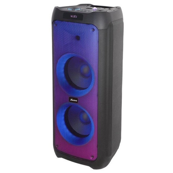 Xwave Party 1024 Bluetooth zvučnik TWS/100W/FM/USB/TF/AUX/2 x 10''/LED color