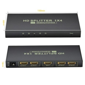 Xwave Xwave Adapter HDMI 2.0 Spliter 8K,1-in 8-out,Activ