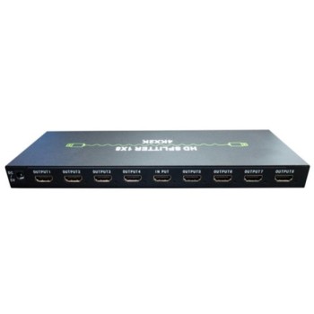 Xwave Xwave HDMI spliter 1x In na 8x Out 4Kx2K Active,1-in 8-out