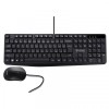 YENKEE YKM 1007CS, USB tastatura i miš, crni
