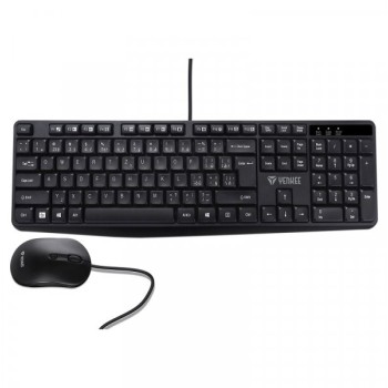 YENKEE YKM 1007CS, USB tastatura i miš, crni