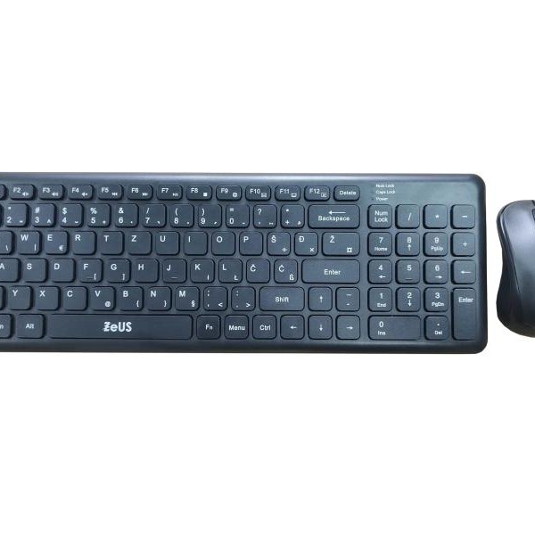 ZEUS Bežična tastatura + miš Z300 Srb