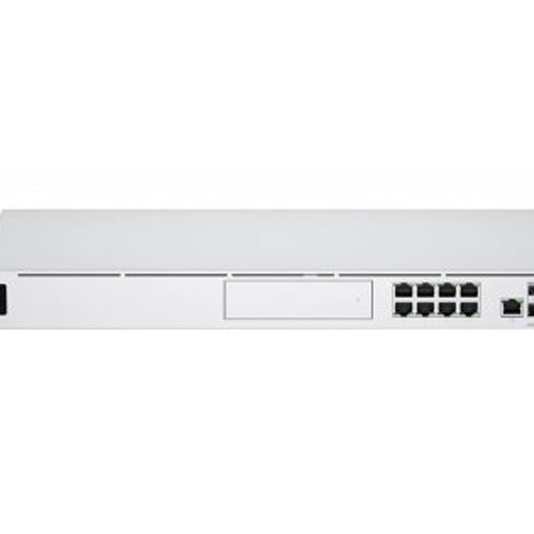 UBIQUITI 1U Rackmount 10Gbps UniFi Multi-Application System with 3.5'' HDD Expansion and 8Port Switch