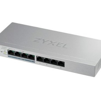 Zyxel GS1200-8HP, 8-port Desktop Gigabit Web Smart switch, GS1200-8HP-EU0101F