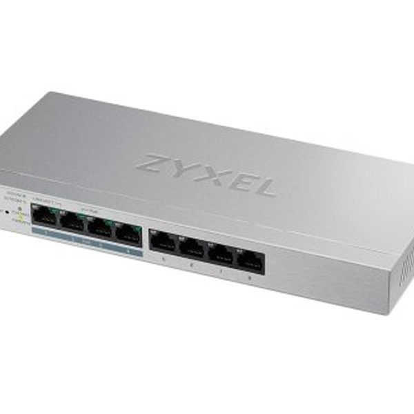 Zyxel GS1200-8HP, 8-port Desktop Gigabit Web Smart switch, GS1200-8HP-EU0101F